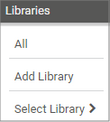 Main Menu: Libraries Main Menu: Libraries