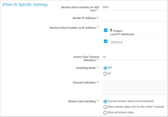 jFlow v5 Specific Settings